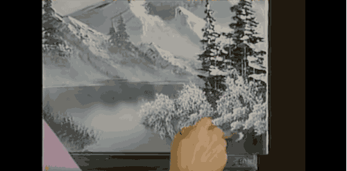Bob Ross Painted Thousands of Pictures, But This One Had A Special Message