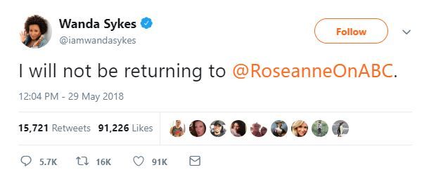 'Roseanne' Reboot Cancelled Over Star's Offensive Tweet